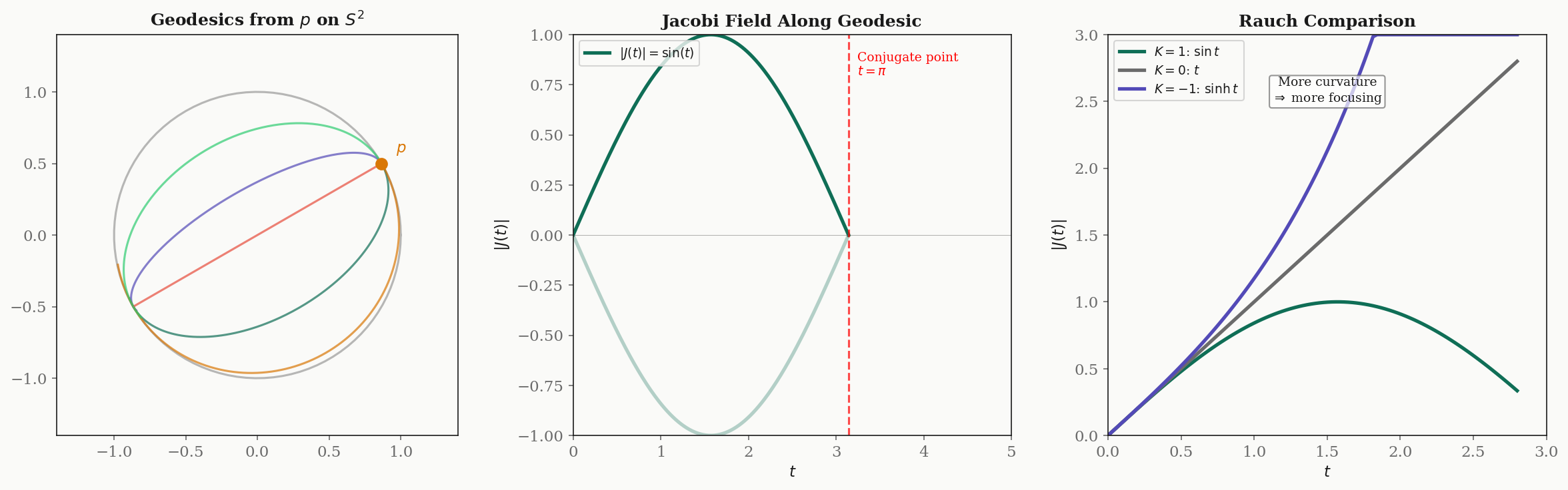 Computational geodesics and curvature